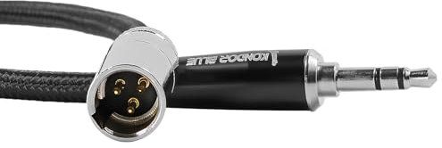 KONDOR BLUE Mini XLR to Rode 3.5mm (1/8 inch) Mini Jack Mono Audio Cable. 14 Sound Cable. BMPCC 4K Sharp 8K, Deity, Movo, Rode VideoMicro, Rode Wireless Go, Rode Link Filmmaker Kit