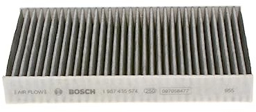Bosch Genuine Car Cabin Filter R5574 1987435574 | Against Unpleasant Smells, Pollen and Dust for Cleaner Air Inside the Vehicle
