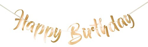 Folat Hbd Luxury Gold Buchstabengirlande - 1 Meter