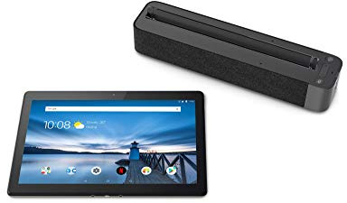 Lenovo Smart Tab M10 mit Amazon Alexa 25,5 cm (10,1 Zoll, 1920x1200, Full HD, WideView, Touch) Tablet-PC (Octa-Core, 3GB RAM, 32GB eMCP, Wi-Fi, Android 9) schwarz mit Smart Dockingstation