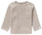 Noppies Unisex Baby U Tee Ls Rib Natal T Shirt, Taupe Melange - P757, 62 EU