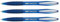 BIC Atlantis Premium 1.0 Druckkugelschreiber, Blau, 3 Stück
