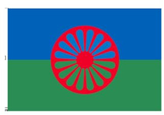 Stormflag Drapeau Gypsi 3x5ft Drapeau Tzigane 90x150cm en polyester pongé 90g avec œillets et Double couture