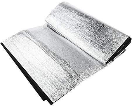 Amagogo Schlafmatte Camping Decke Aluminium Matte wasserdichte Fußmatten