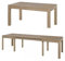 Tisch Küchentisch Esszimmertisch Esstisch Torino Ausziehbar 160-300cm (Sonoma Eiche)
