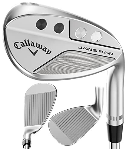 Callaway Jaws RAW Chrome Sand Wedge, 56°-12° (Bounce) W Grind, Graphite, Womens, Standard