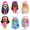 Barbie Extra Mini Minis Muñeca pequeña articulada con Pelo Largo y Accesorios de Moda de Juguete, Modelos Surtidos (Mattel HLN44)