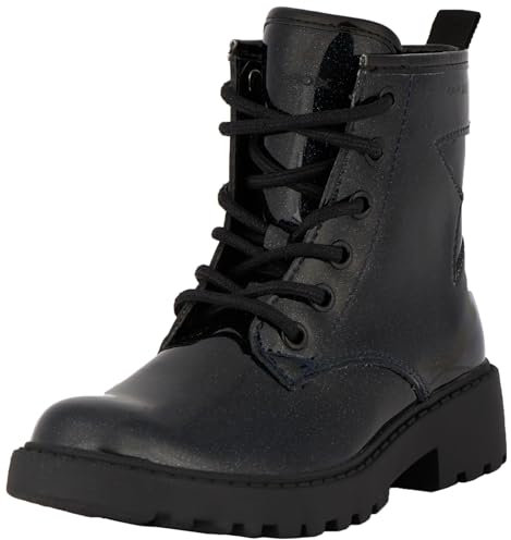 Geox J Casey Girl, Caviglia barca Bambine e ragazze, Blu (Dk Navy), 32 EU