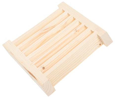 Cabilock Sauna Lüftungsgitter Feuchtigkeitbeständig und Gratfrei mit Jalousie für Dampfbad und Saunaraum als Sauna Zubehör zur Belüftung