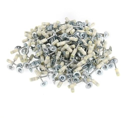 200 Pz/set 25/37/42 m Chiodi Rotondi Fuoco Manuale Sparachiodi Rotonda Pioli Fissi Soffitto Artefatto Diametro 7.3mm for Mini strumento Soffitto (Color : 200 PCS 42MM)