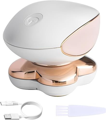 Elektrischer Damenrasierer,Frauenrasierer Schmerzfreier Bikini-Rasierer,Frauen Haarentferner Frauenrasierer,Wiederaufladbar und schnurloser Trimmer Haarentfernung Rosa