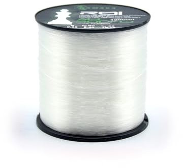 Namaka® filo ROI Fluorocarbon Coating lenza da pesca All Round MT 1000 Diam. da 0,20 a 0,80 (Ø 0,40 mm - 10,75 kg - 1000 mt, MONOFILO ROI CRISTAL)