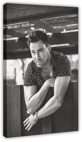Schauspieler Channing Tatum 1 Leinwand-Poster, Wandkunst, Dekordruck, Bild, Gemälde für Wohnzimmer, Schlafzimmer, Dekoration, Rahmen-Stil, 60 x 90 cm