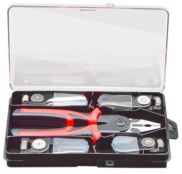 5 in 1 Multitool Pliers Portable Hand Tools Replaceable Head Crimping Tool Wire Non-Slip Handle Wire Cutter 5 in 1 Plier Tool Set
