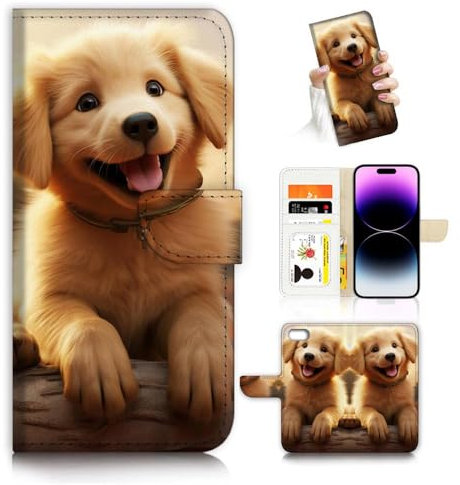 Schutzhülle für iPod 7, iPod 6, iPod Touch 7., 6. Generation, entworfenes Klappetui, A26804 Golden Retriever Puppy 26804