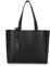 Carlheim Women's Totebags ELLA PREMIUM Genuine Leather, Black