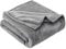 GRIFEMA GH2003-1 Manta de Peluche para Cama, Manta para Sofá Pequeña, Extra Suave y Confortable, 130x160 cm, Gris