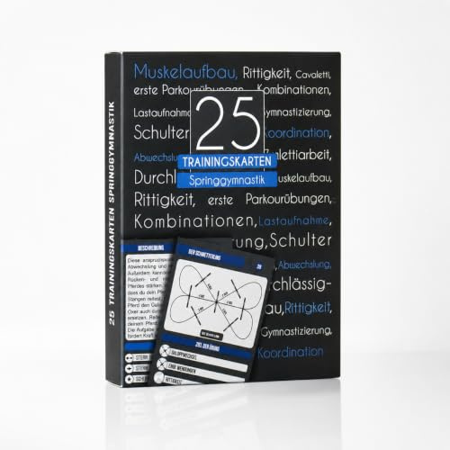 25 Trainingskarten Stangenarbeit - und Springgymnastik (Nur Springgymnastik)