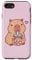 iPhone SE (2020) / 7 / 8 Kawaii Capybara Drinking Boba Bubble Tea For Girls Teen Kids Case