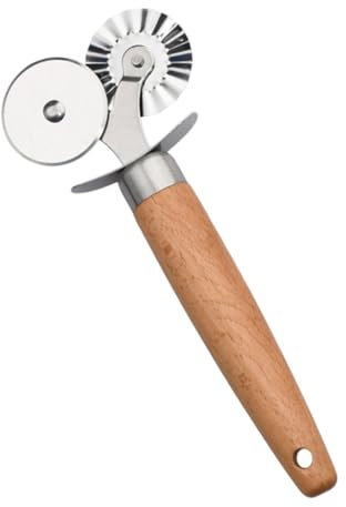 Alipis Pizza Roller Aus Edelstahl Mit Griff Pizzawerkzeug Für Schneidewerkzeug Pizzarollerschneider Kochzubehör Pizzazubehör Spülmaschinenfest Rostfrei Leicht Zu Reinigen