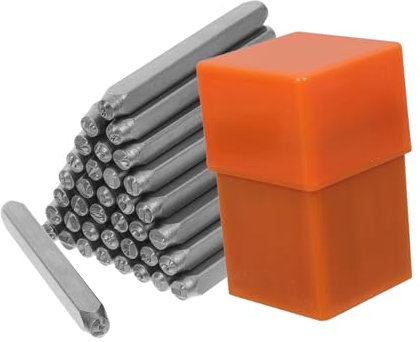 ULTECHNOVO 37stücke Teiliges Metall-stempelset Mit Zahlen Buchstaben Herzsymbolen Kreatives Prägewerkzeug Für Holz Plastik Für Einzigartige Bastelprojekte Dekorationen