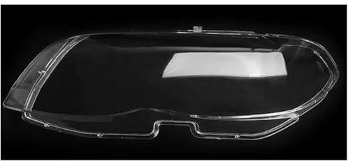 WUCHENGHH Scheinwerferglas Auto für BMW X5 E53 2004 2005 2006, Frontscheinwerferabdeckung Transparenter Lampenschirm Scheinwerfer Streuscheibe ZubehöR,A/Left