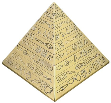 Alipis Aschenbecher Metall Pyramide Mit Deckel Winddicht Für Schreibtisch Büro Zuhause Deko Vintage Stil Aschenbecher Metall Pyramide Mit Deckel Winddicht Für Schreibtisch Büro