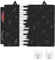 Copri Piano Cottura Induzione, 62x53cm Protezione Induzione Piano Cottura,Copertura per fornello da cucina,Tappetino in Gomma, Resistente al Calore,Antiscivolo Tappetino Cucina Con 2 ganci per Cucina