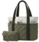 LOVEVOOK Handtasche Shopper Tasche Damen Mittelgroß, Leicht Puffer Tote Bag Arbeitstasche Schultasche mit 15,6 Zoll Laptopfach, Elegant Schultertasche Handbags Women für Uni Büro Arbeit Reisen