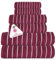 Casa Copenhagen Ecstatic 6-teiliges Handtuch-Set – Burgund, 600 g/m², 2 Badetücher, 2 Handtücher, 2 Waschlappen aus weicher ägyptischer Baumwolle für Badezimmer, Küche und Dusche