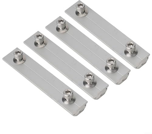 Connettori in alluminio per pannello solare, facili da installare, per una maggiore stabilità solare (4 pezzi)