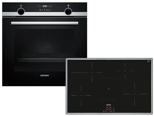 Siemens EQ524IA03Z Set Backofen HB517GBS0 + Induktionskochfeld EH845BFB5E