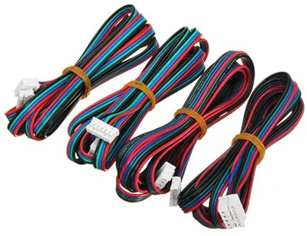 4 câbles de 100 cm/200 cm/300 cm, broches vers 6, XH2.54, for moteur pas à NEMA 17 d'imprimante 3D, ligne 42(Lengh 200cm 4Pcs)