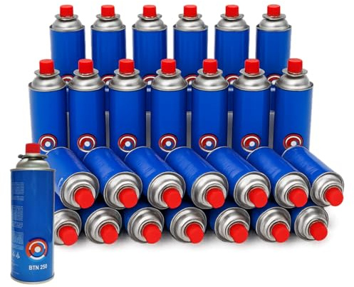 PACK 28 Botellas de Gas para Hornillo y cocina Portatil Camping Gas, Fogareiro, CP250