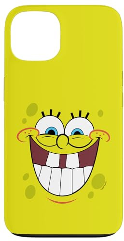 Official SpongeBob SquarePants merchandise Big Smile Yellow Case for iPhone 13