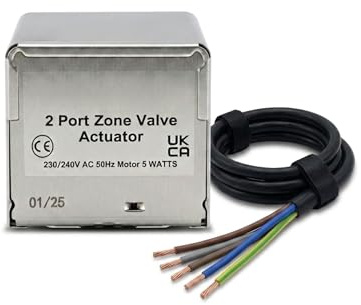 2 Port Motorised Zone Valve Head 230V, V4043H Compatible - Hulthor
