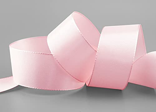 Taftband Hellrosa 3 m x 4 cm Dekoband Geschenkband Rosa Stoffband 40 mm Tischdeko Hochzeit Taufe Schleifenband Visco TAFT Kartengestaltung Basteln