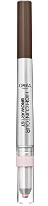 L'Oréal Paris Brow Artist High, 2-in-1 Augenbrauenstift mit farblich abgestimmtem Highlighter, 500 g