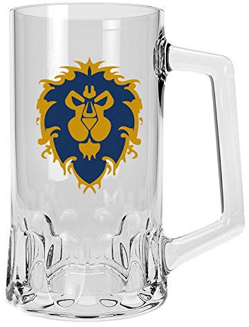 World of Warcraft - Allianz - Bierkrug | Füllmenge 500 ml | Offizielles Merchandise von Blizzard Entertainment
