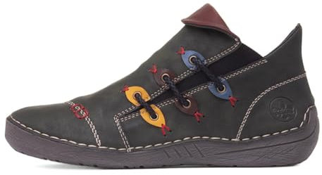 Rieker Femme 72581 Botte Tendance, Vert 54, 38 EU