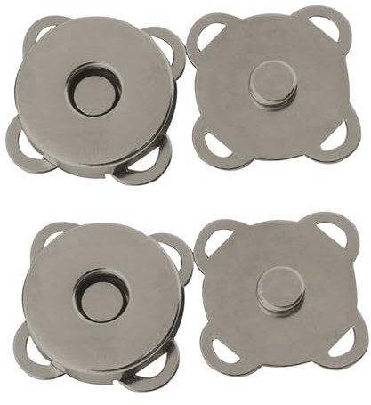 WedDecor Magnetisch Snap Klemmen Verbindungen Pflaume Form Metall Zum Aufnähen Schließung für DIY Lederhandwerk, Bekleidung, Geldbörsen, Beutel, Leder Mantel, Jacke Handtasche