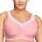 Glamorise Damen Wonderwire-Sport-BH Hohe Belastung, Sanftes Pink,80C