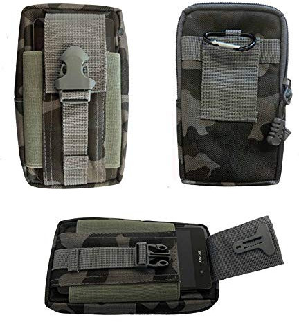 Supercase24 Outdoor Gürteltasche für Samsung Galaxy S4 Mini I9195 Bauchtasche Handy Hülle Tasche Schutzhülle Case