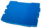 vhbw Schaumstoffeinlage kompatibel mit Makita MakPac 1, 2 Werkzeugkoffer - Hartschaum, Schwarz-Blau, 30mm