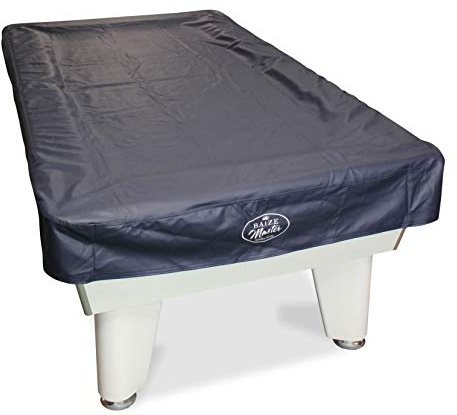 BAIZE MASTER Stylish 7ft Pool Table Cover LUXURY Heavy Duty Leatherette for UK 7ft Pool Tables - MULTIPLE COLOURS AVAILABLE (Dark Blue)