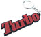 Générique Porte CLÉS PVC Souple R5 Alpine Turbo Logo (Noir/Rouge)
