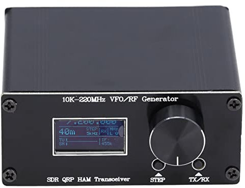 Ricetrasmettitore HF SDR QRP, VFO 10K‑220MHz, Oscillatore a Frequenza Variabile Ham, Generatore di Clock RF, Ricetrasmettitore Ham SDR QRP Compatibile con, Nano, PRO Mini