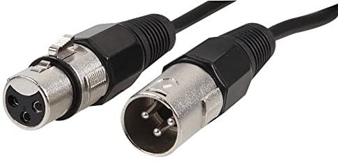 Pro Signal PSG3354-XLR-15M 3 Pin XLR Male to XLR Female Microphone Lead, 15m Nickel