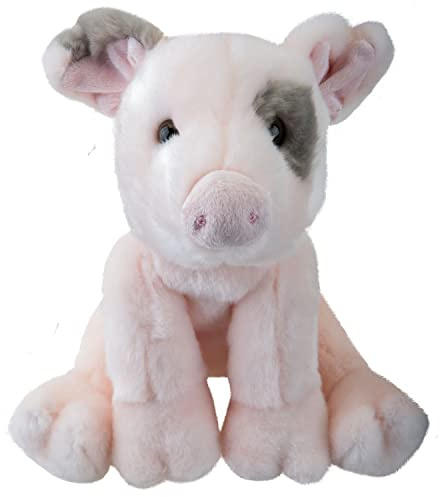 VFM - Farmyard Pig 30cm Plush Premium Lifelike Toy - Natural World Collection