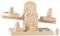 ibasenice Spielzeug Mit Holzwaage - Lernspielzeug Mit Waage/Spielzeug Mit Waage/Spielzeug Mit Rechenwaage Für Kinder/Montagewaage/Montessori-Mathematikmaterial Lehrspielzeug